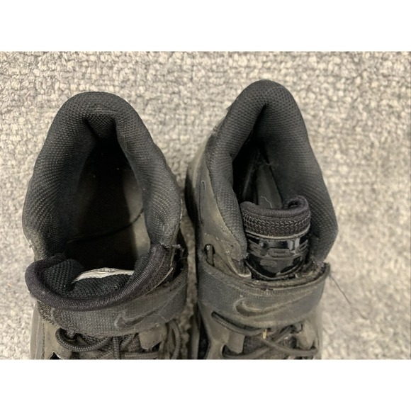 Nike Air Shoes Men’s Size 7.5 Zoom Barry Sanders Black On Black Turf - Picture 13 of 13